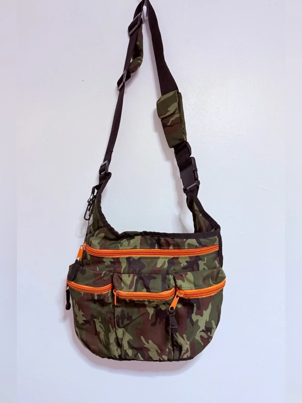 Diaper Dude Camo Dads Men Unisex Crossbody Messenger Multi-Pocket Diaper Bag